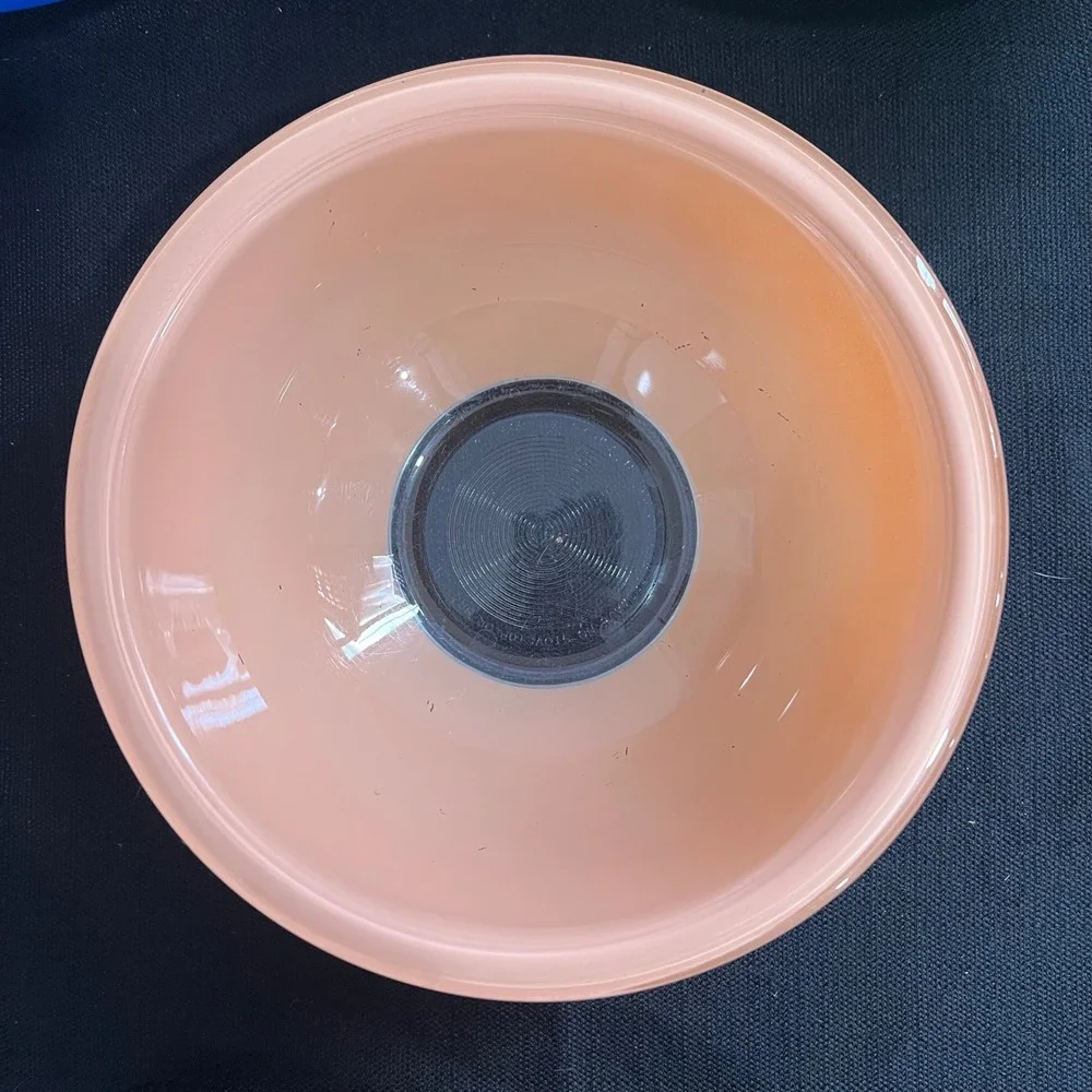 Vintage Pyrex Primary Colors Nesting Mixing Bowl Set 3 Blue Green Peach 400